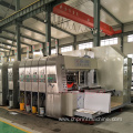 corrugated box printing folding gluing inline machine